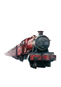 Harry Potter Train Vinyl Car Decal Sticker – Waterproof & UV-Resistant 4.373333333333333"