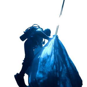 Underwater Recovery Scene Vinyl Car Decal Sticker – Waterproof & UV-Resistant 3.4133333333333336"