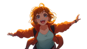 Confident Anime Character V3 Vinyl Car Decal Sticker – Waterproof & UV-Resistant 2.72"