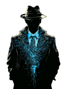 Tech Superhero Silhouette Vinyl Car Decal Sticker – Waterproof & UV-Resistant 8.213333333333333"