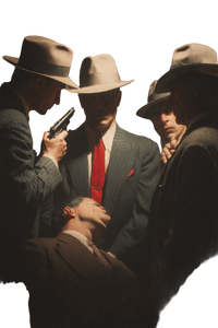 Mafia Standoff Vinyl Car Decal Sticker – Waterproof & UV-Resistant 4.4