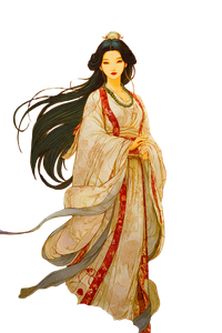 Amaterasu Omikami Portrait Vinyl Car Decal Sticker – Waterproof & UV-Resistant 4.4