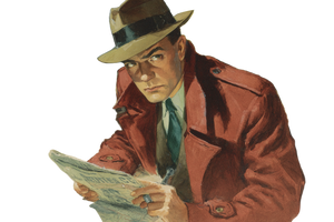 1940S Detective Vinyl Car Decal Sticker – Waterproof & UV-Resistant 2.986666666666667" 1940S Detective Vinyl Car Decal Sticker – Waterproof & UV-Resistant 2.986666666666667"