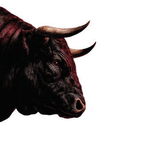 Angry Bull Vinyl Car Decal Sticker – Waterproof & UV-Resistant 6.826666666666667"