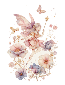 Beautiful Flying Fairy V2 Vinyl Car Decal Sticker – Waterproof & UV-Resistant 4.16"
