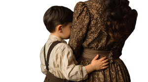 Mother And Son V62 Vinyl Car Decal Sticker – Waterproof & UV-Resistant 2.72"