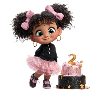 Birthday Girl Celebration V3 Vinyl Car Decal Sticker – Waterproof & UV-Resistant 6.826666666666667"