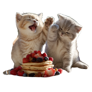Luxury Morning Kittens Vinyl Car Decal Sticker – Waterproof & UV-Resistant 3.4133333333333336"