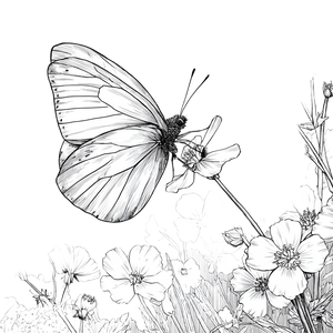 Butterfly Garden V3 Vinyl Car Decal Sticker – Waterproof & UV-Resistant 6.826666666666667"
