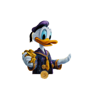 Daffy Duck Sculpture Vinyl Car Decal Sticker – Waterproof & UV-Resistant 6.826666666666667"