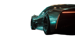 Futuristic Cyberpunk Car V6 Vinyl Car Decal Sticker – Waterproof & UV-Resistant 5.4
