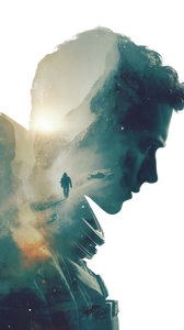 Interstellar Double Exposure Vinyl Car Decal Sticker – Waterproof & UV-Resistant 9.706666666666667"