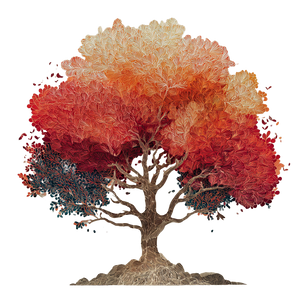 Tree Illustration Vinyl Car Decal Sticker – Waterproof & UV-Resistant 3.4133333333333336"