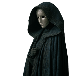 Elven Masked Woman Vinyl Car Decal Sticker – Waterproof & UV-Resistant 3.4133333333333336"