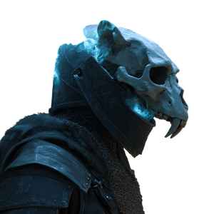 Skull-Clad Warrior Vinyl Car Decal Sticker – Waterproof & UV-Resistant 3.4133333333333336"