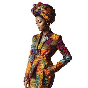 Elegant African Woman V13 Vinyl Car Decal Sticker – Waterproof & UV-Resistant 3.4133333333333336"