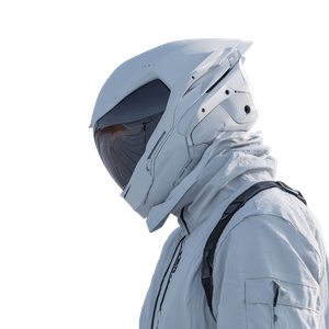 Futuristic Helmet Vinyl Car Decal Sticker – Waterproof & UV-Resistant 3.4133333333333336"