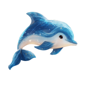 Daisy The Dolphin V2 Vinyl Car Decal Sticker – Waterproof & UV-Resistant 3.4133333333333336"