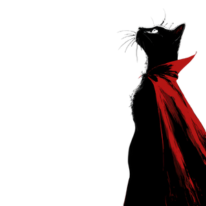 Vampire Cat Vinyl Car Decal Sticker – Waterproof & UV-Resistant 3.4133333333333336"