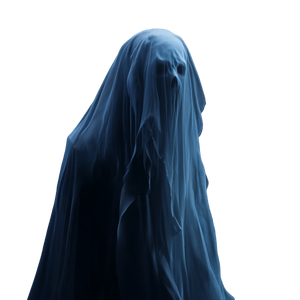 Halloween Ghost V4 Vinyl Car Decal Sticker – Waterproof & UV-Resistant 3.4133333333333336"
