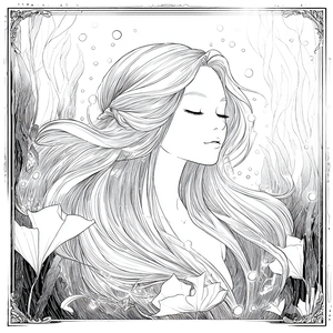 Moonlit Mermaid V6 Vinyl Car Decal Sticker – Waterproof & UV-Resistant 3.4133333333333336"