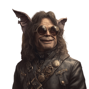 Ozzy Bat Portrait Vinyl Car Decal Sticker – Waterproof & UV-Resistant 3.4133333333333336"