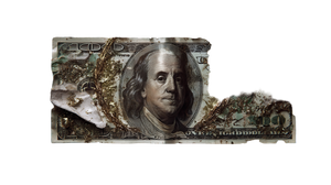 Holy Moneybill Vinyl Car Decal Sticker – Waterproof & UV-Resistant 2.72"