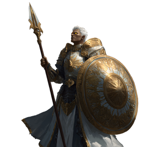 Golden-Eyed Mercenary Vinyl Car Decal Sticker – Waterproof & UV-Resistant 3.4133333333333336"