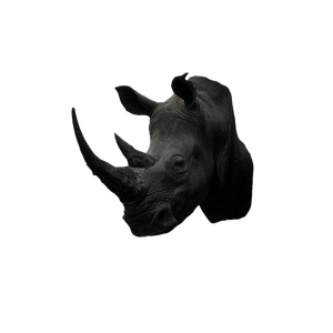 Rhino Tattoo Art Vinyl Car Decal Sticker – Waterproof & UV-Resistant 3.4133333333333336"
