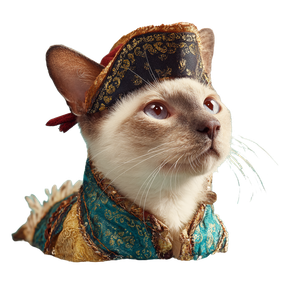 Pirate Cat Float Vinyl Car Decal Sticker – Waterproof & UV-Resistant 3.4133333333333336"