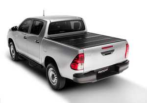 UnderCover Flex Tonneau Cover | 2 Folds/ 3 Panels | Low-Profile Design | Aluminum | Easy Installation | Limited Warranty