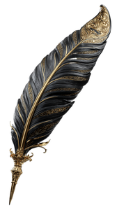 Elegant Quill Vinyl Car Decal Sticker – Waterproof & UV-Resistant 4.8533333333333335"