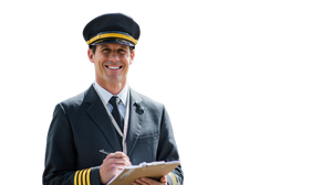 Confident Young Pilot Vinyl Car Decal Sticker – Waterproof & UV-Resistant 2.72"