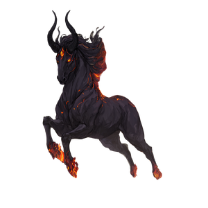 Nightmare Horse Vinyl Car Decal Sticker – Waterproof & UV-Resistant 3.4133333333333336"