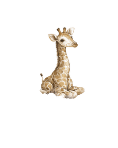Baby Giraffe Cloud Vinyl Car Decal Sticker – Waterproof & UV-Resistant 4.0"