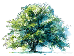 Majestic Oak V2 Vinyl Car Decal Sticker – Waterproof & UV-Resistant 6.1866666666666665"