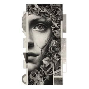 Biomechanical Woman V5 Vinyl Car Decal Sticker – Waterproof & UV-Resistant 3.4133333333333336"