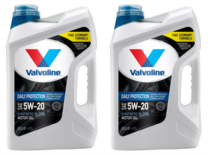 2x Valvoline Daily Protection SAE 5W-20 Oil | 5 Quart Jug | for Optimal Engine Performance and Durability
