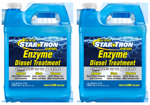 2x Star Brite Star Tron Diesel Fuel Additive | Increases Fuel Economy/Eliminates Carbon Build-Up/Stabilizes Fuel | 1 Gallon Jug | Treats Up To 4096 Gallons | Reduces Emissions