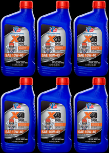 6x Ultimate Engine Protection VP Racing Oil | SAE 10W-40 Full Synthetic Quart Bottle