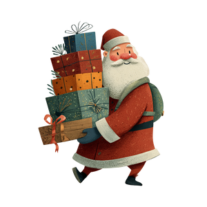 Santa With Gifts V4 Vinyl Car Decal Sticker – Waterproof & UV-Resistant 3.4133333333333336" Santa With Gifts V4 Vinyl Car Decal Sticker – Waterproof & UV-Resistant 3.4133333333333336"