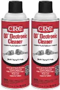 2x CRC Industries Electronic Cleaner | 11oz Aerosol Can | Clean Circuit Breakers, Components, Contacts | Prevents Contact Failure