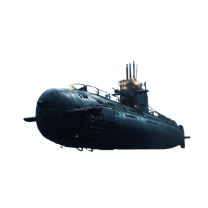 Realistic Submarine Vinyl Car Decal Sticker – Waterproof & UV-Resistant 3.4133333333333336"