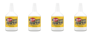 4x Red Line Oil 75W-140 Synthetic GL-5 Gear Oil | 1 Quart Bottle - Superior Protection & Efficiency