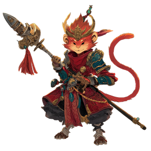 Chorizo Wukong Vinyl Car Decal Sticker – Waterproof & UV-Resistant 3.4133333333333336"