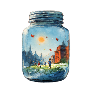 Summer In A Jar Vinyl Car Decal Sticker – Waterproof & UV-Resistant 6.826666666666667"
