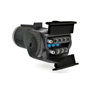 Reese Trailer Wiring Connector Adapter 78118 Towpower; 7-Way Blade to 4 and 5 Flat; With Dust Cover; With LED Circuit Tester