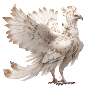 Fantasy White Bird Vinyl Car Decal Sticker – Waterproof & UV-Resistant 3.4133333333333336"