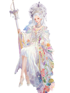 Fairy Queen Throne Vinyl Car Decal Sticker – Waterproof & UV-Resistant 4.1066666666666665"