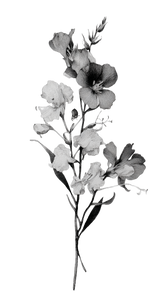 Delicate Floral Bouquet Vinyl Car Decal Sticker – Waterproof & UV-Resistant 4.8533333333333335"